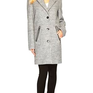 Calvin Klein Grey wool Coat NWT